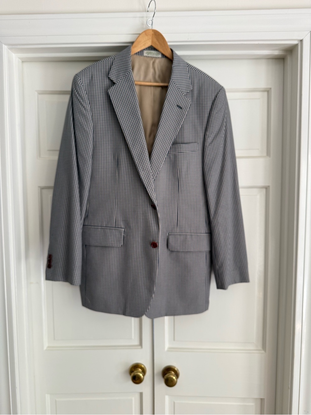 Orvis Gray Houndstooth Sport Coat